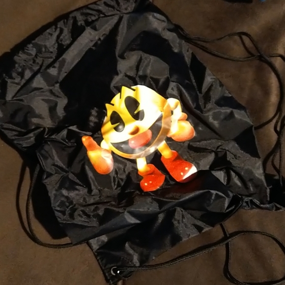 Pac-Man Drawstring Backpack - Picture 2 of 2
